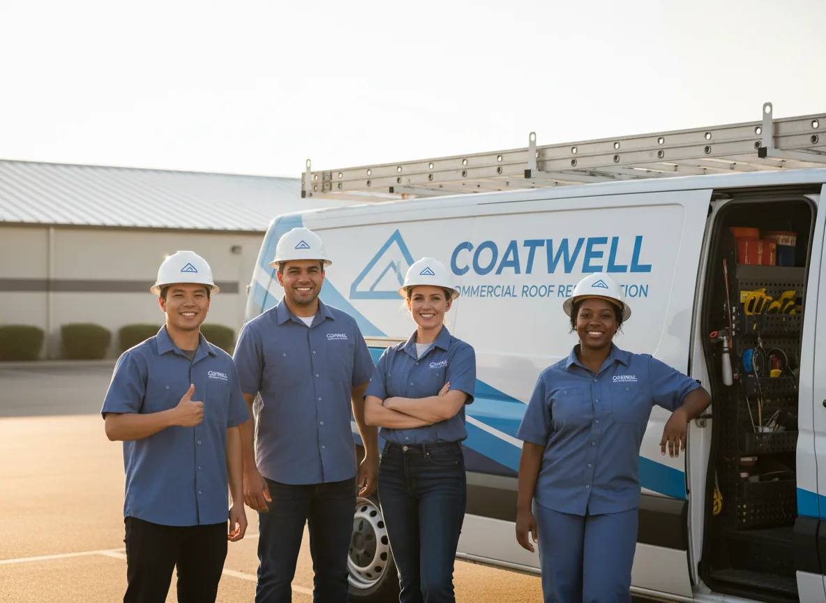 Commercial roof coating company in Rochester, IL
